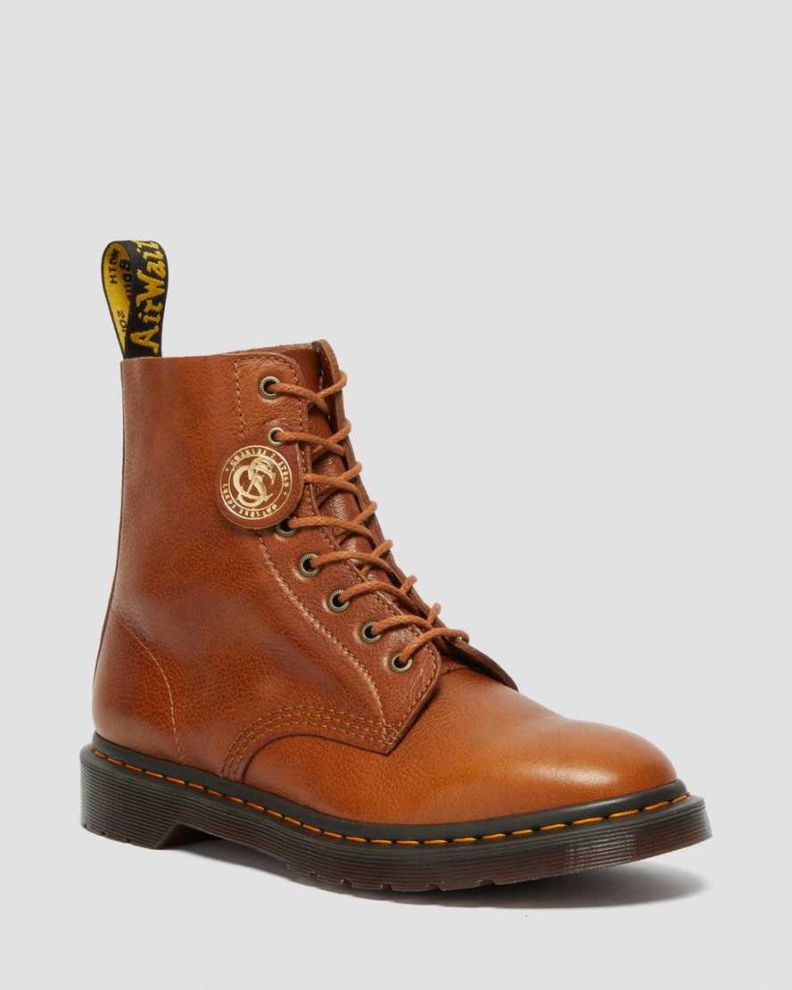 Dr. Martens 1460 Pascal Buckingham Deri Kadın Bağcıklı Bot - Bot Turuncu |YGJTM7509|